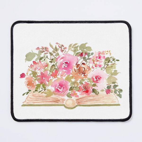 Item preview, Watercolor Book with Pink Florals designed and sold by Harpley Design Studio.