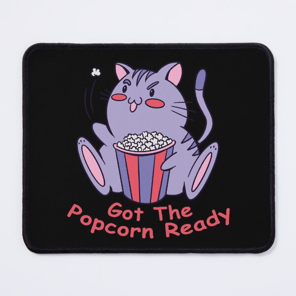 Item preview, Got the popcorn ready cute cat eating popcorn designed and sold by Piztees.