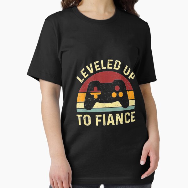Item preview, Leveled Up To Fiance Just Engaged Newly Engaged Couple designed and sold by SeyedshiNaia.