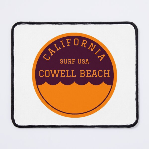 Item preview, Cowell Beach Santa Cruz California Vintage Retro Surf USA Travel Vacation Summer Sunset Beach designed and sold by tmartinezta.