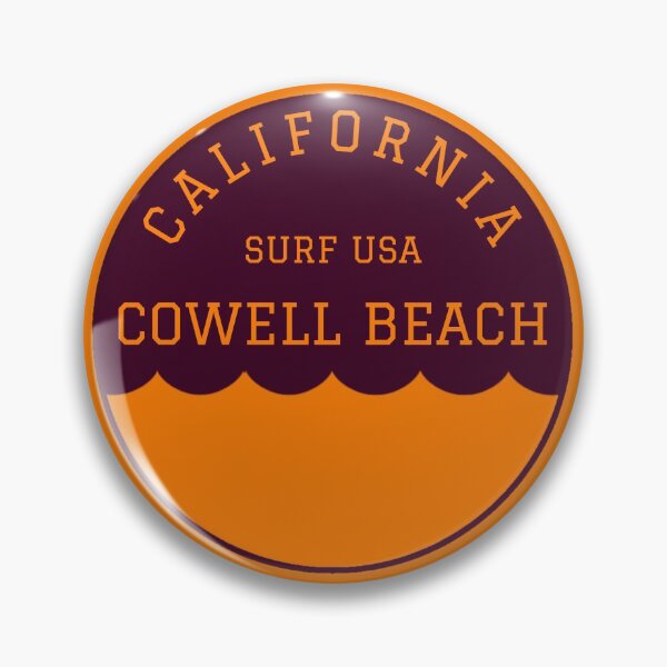 Item preview, Cowell Beach Santa Cruz California Vintage Retro Surf USA Travel Vacation Summer Sunset Beach designed and sold by tmartinezta.