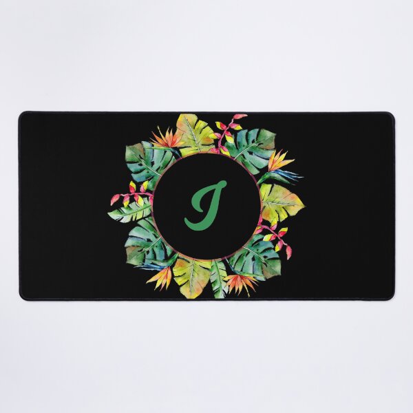 Item preview, Tropical Leaves Monogram I designed and sold by MysticMagpie.