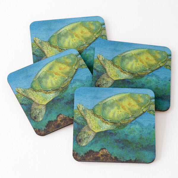Item preview, Hana the Honu designed and sold by CathiePuaArt.