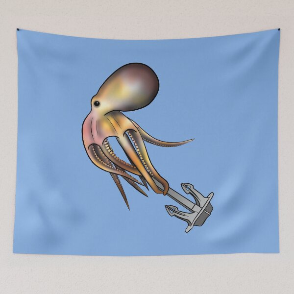 Artikelvorschau, Octopus with Anchor entworfen und verkauft von AuraWalker1.