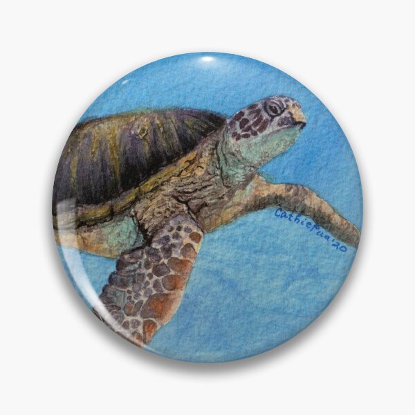Item preview, Sunny the Honu designed and sold by CathiePuaArt.