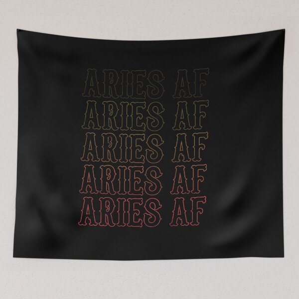 Item preview, Aries AF Birthday Zodiac Sign Astrology March April Funny designed and sold by OusmaneProDz.