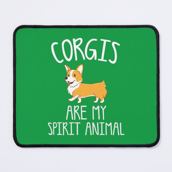 Item preview, Funny Dog Lover Quote Corgis Are My Spirit Animal designed and sold by thecooltable.