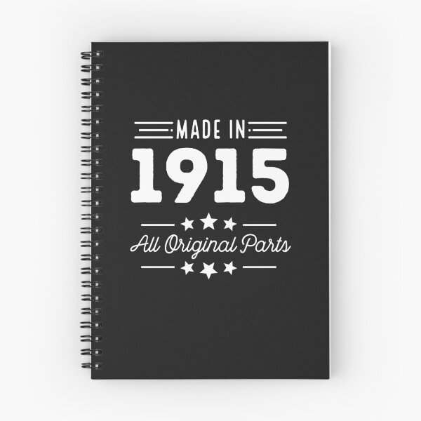 Item preview, Made In 1915 All Original Parts 101st Birthday Gift T-Shirt designed and sold by AlwaysAwesome.