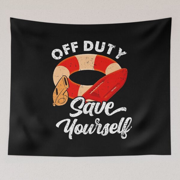 Item preview, Funny Beach Summer Costume Lifeguards Off Duty Save Yourself designed and sold by OusmaneProDz.