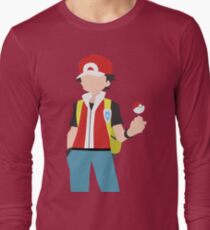 Red (Simplistic) Long Sleeve T-Shirt