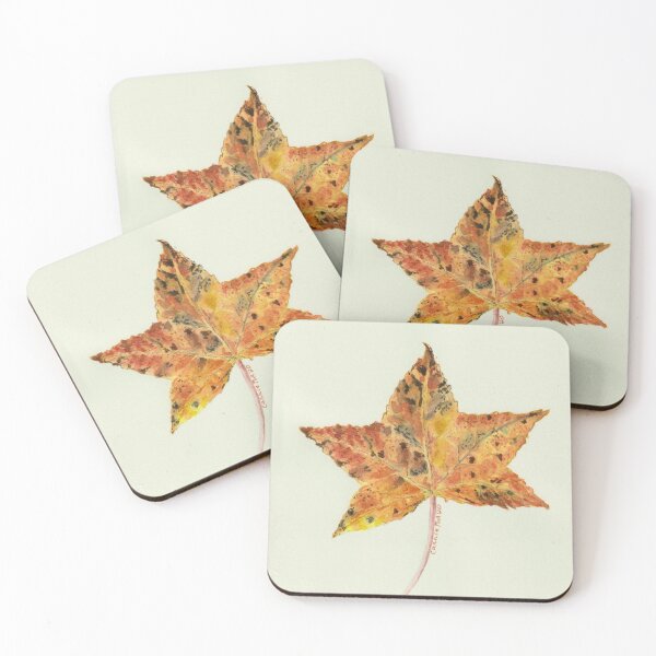 Item preview, Gold Fall Leaf designed and sold by CathiePuaArt.