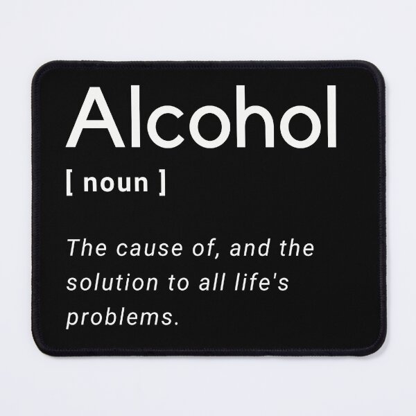 Artikelvorschau, Definition von Alkohol entworfen und verkauft von Amine-Creation.