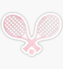 Tennisschläger Pink Sticker