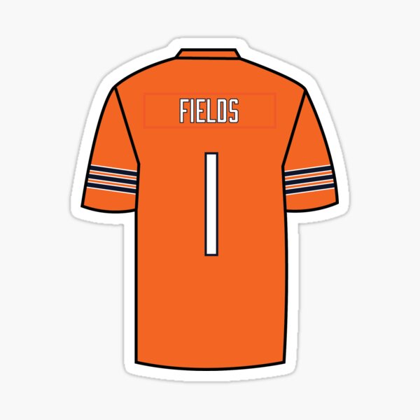 Justin Fields Jersey Sticker for Sale by cbaunoch