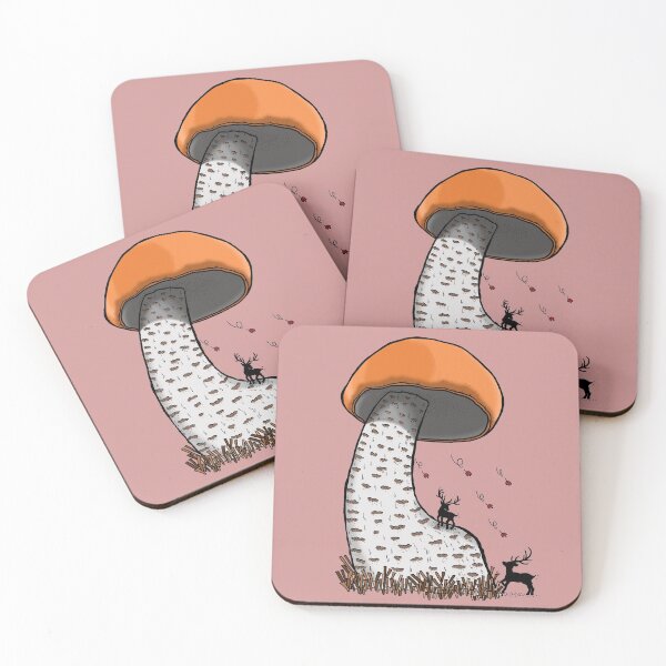 Item preview, Mushroom and deers designed and sold by Cecilia  Lee.