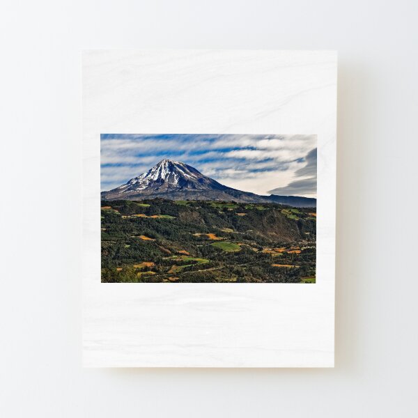 Volcano. Pico de Orizaba Wood Mounted Print
