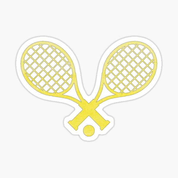 Item preview, Tennis Sticker Yellow designed and sold by hcohen2000.