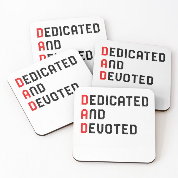 Item preview, Dedicated and Devoted Dad designed and sold by Wisequist.