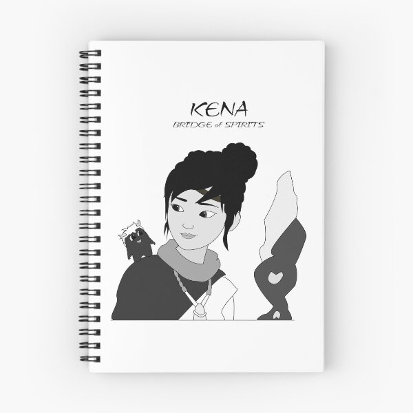 Item preview, KENA - BRIDGE OF SPIRITS (black and white) designed and sold by annaspoljar.