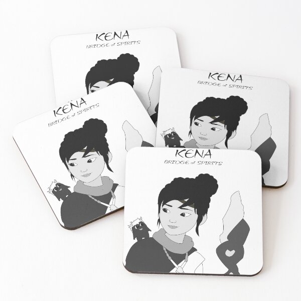 Item preview, KENA - BRIDGE OF SPIRITS (black and white) designed and sold by annaspoljar.
