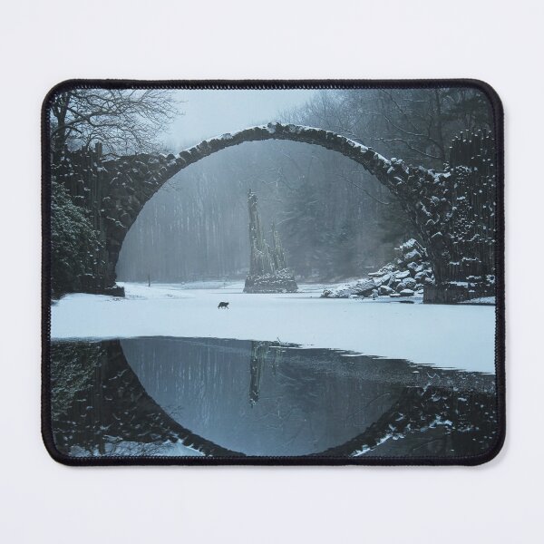 Item preview, Cat beneath Winter Rakotzbrücke designed and sold by Tim Paulawitz.