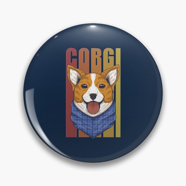 Item preview, Dog Lover Cute Corgi Wearing Bandana designed and sold by thecooltable.