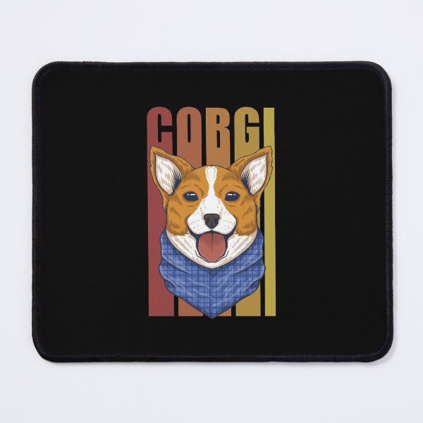 Item preview, Dog Lover Cute Corgi Wearing Bandana designed and sold by thecooltable.