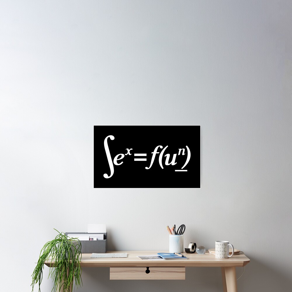 Sex Is Fun Maths Equation Poster By Purakushi Redbubble 6933