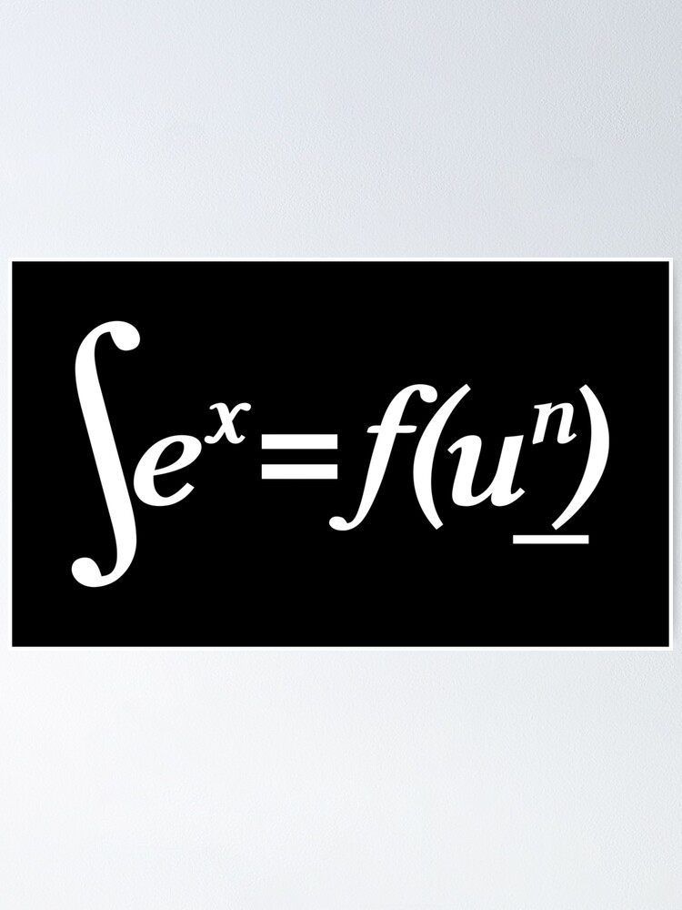 Sex Is Fun Maths Equation Poster By Purakushi Redbubble 3470