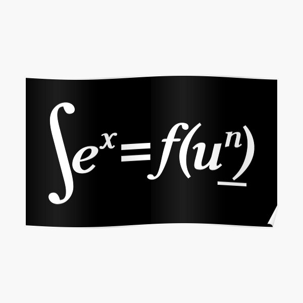 Sex Is Fun Maths Equation Poster By Purakushi Redbubble