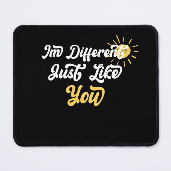 Item preview, Funny Distressed I'm Different Like You Quote designed and sold by TheMattDesigns.