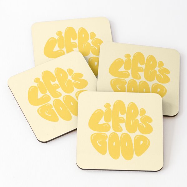Item preview, Life's Good Lettering (Yellow) designed and sold by PepAndGrace.