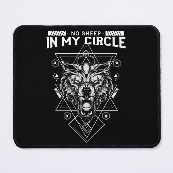Item preview, No Sheep In My Circle Alpha Wolf designed and sold by Alladin7.