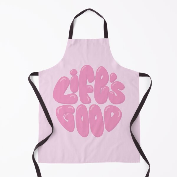 Item preview, Life's Good Lettering (Pink) designed and sold by PepAndGrace.