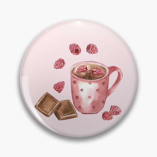 Item preview, Hot Chocolate with raspberries designed and sold by Flowersforbear.