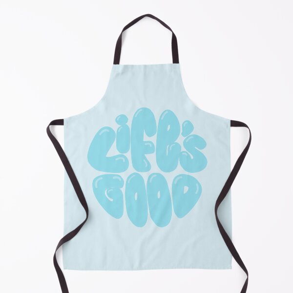 Item preview, Life's Good Lettering (Blue) designed and sold by PepAndGrace.