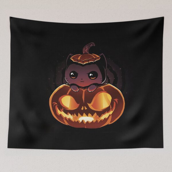 Item preview, Kitty with pumpkin designed and sold by LenNo9881.