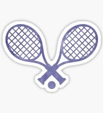 Tennisschläger Lila Sticker