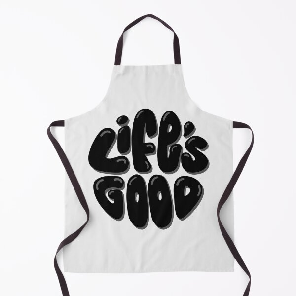Item preview, Life's Good Lettering (Black) designed and sold by PepAndGrace.
