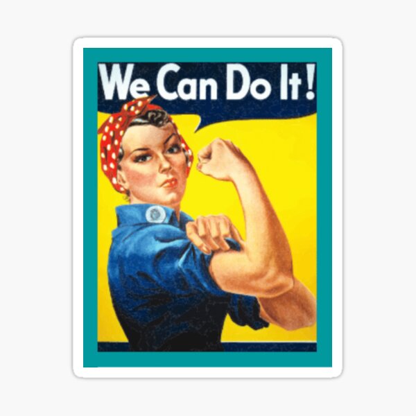 Item preview, WE CAN DO IT! - VINTAGE RETRO POSITIVE MOTIVATIONAL MESSAGE designed and sold by MrCreativeArts.
