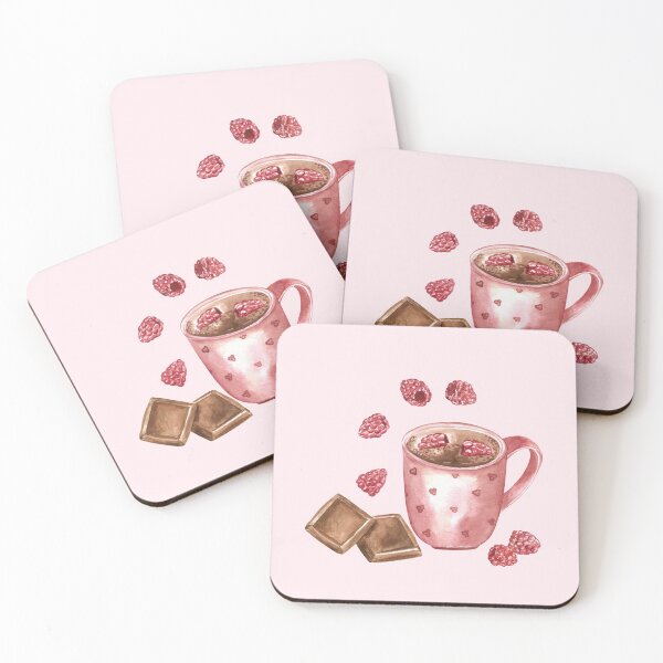 Item preview, Hot Chocolate with raspberries designed and sold by Flowersforbear.