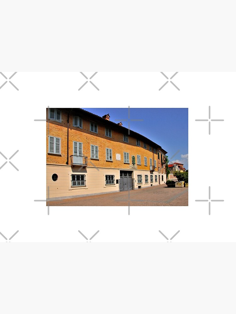 Thumbnail 2 of 2, Art Board Print, Cottolengo House at Bra, Piedmont, Cuneo, Italy designed and sold by MaluC.
