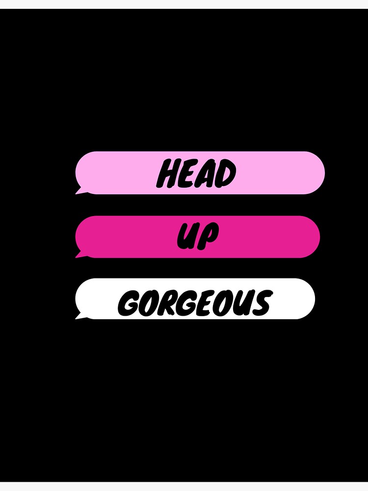 "Head Up Design by JBratz" Sticker for Sale by Jbratz Redbubble