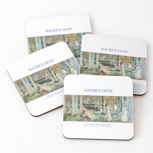 Item preview, MAURICE DENIS - The Sacred Forest - Women Forest Landscape designed and sold by FrostMintStudio.