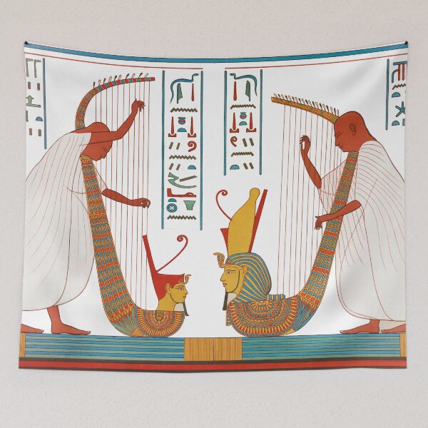 Item preview, Bring the beauty of ancient Egypt to your life with the royal Bards of Ramses III (1878) by Émile Prisse d'Avennes. designed and sold by mycloudzdesign.