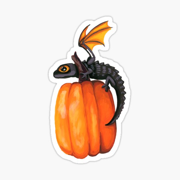Item preview, Orange Pumpkin Dragon designed and sold by VivianRosalee.