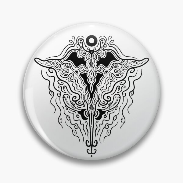Artikelvorschau, Manta Ray Tattoo Design B&W entworfen und verkauft von Retartist.