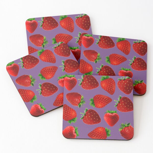 Item preview, strawberry hand drawn pattern designed and sold by Special-Ninja.