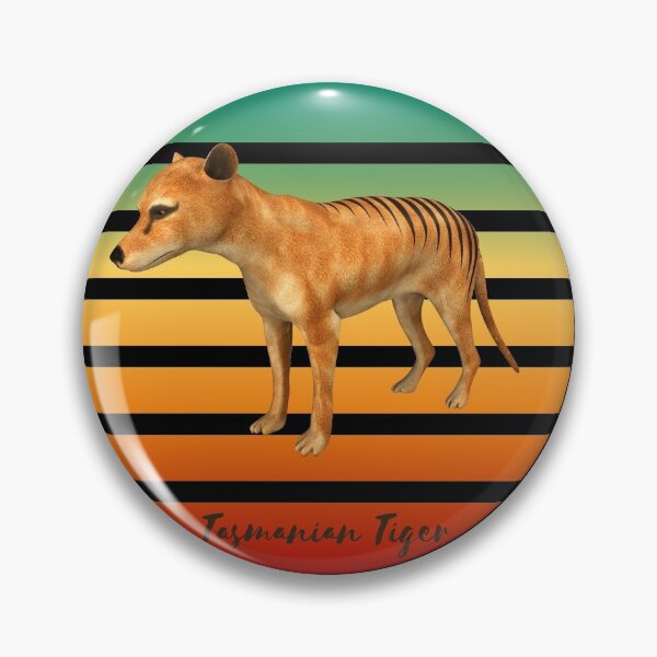 Item preview, The Extinct Tasmanian Tiger -Carnivorous Marsupial Tasmanian Tiger Design designed and sold by Red-ElYoubi.