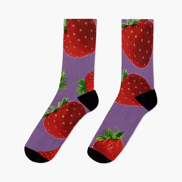 Item preview, strawberry hand drawn pattern designed and sold by Special-Ninja.